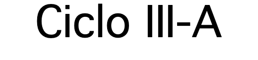 Ciclo III-A