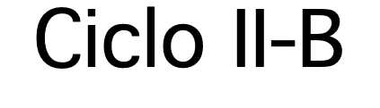 Ciclo II-B